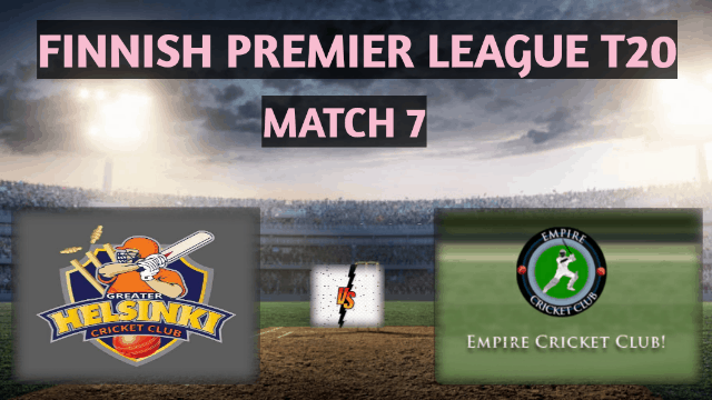 ECC vs GHC | Match 7,Finnish Premier League T20 | Dream11 today match Prediction and Players Record