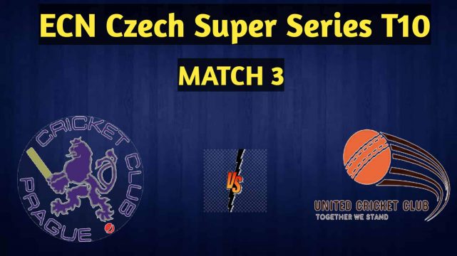 UCC vs PCC | Match 3, ECN Czech Super Series T10 | Dream11 today match Prediction and Players Record