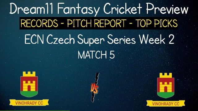 VIB vs VIR | Match 5,ECN Czech Super Series T10 Week 2 | Today Match Prediction and Players Records