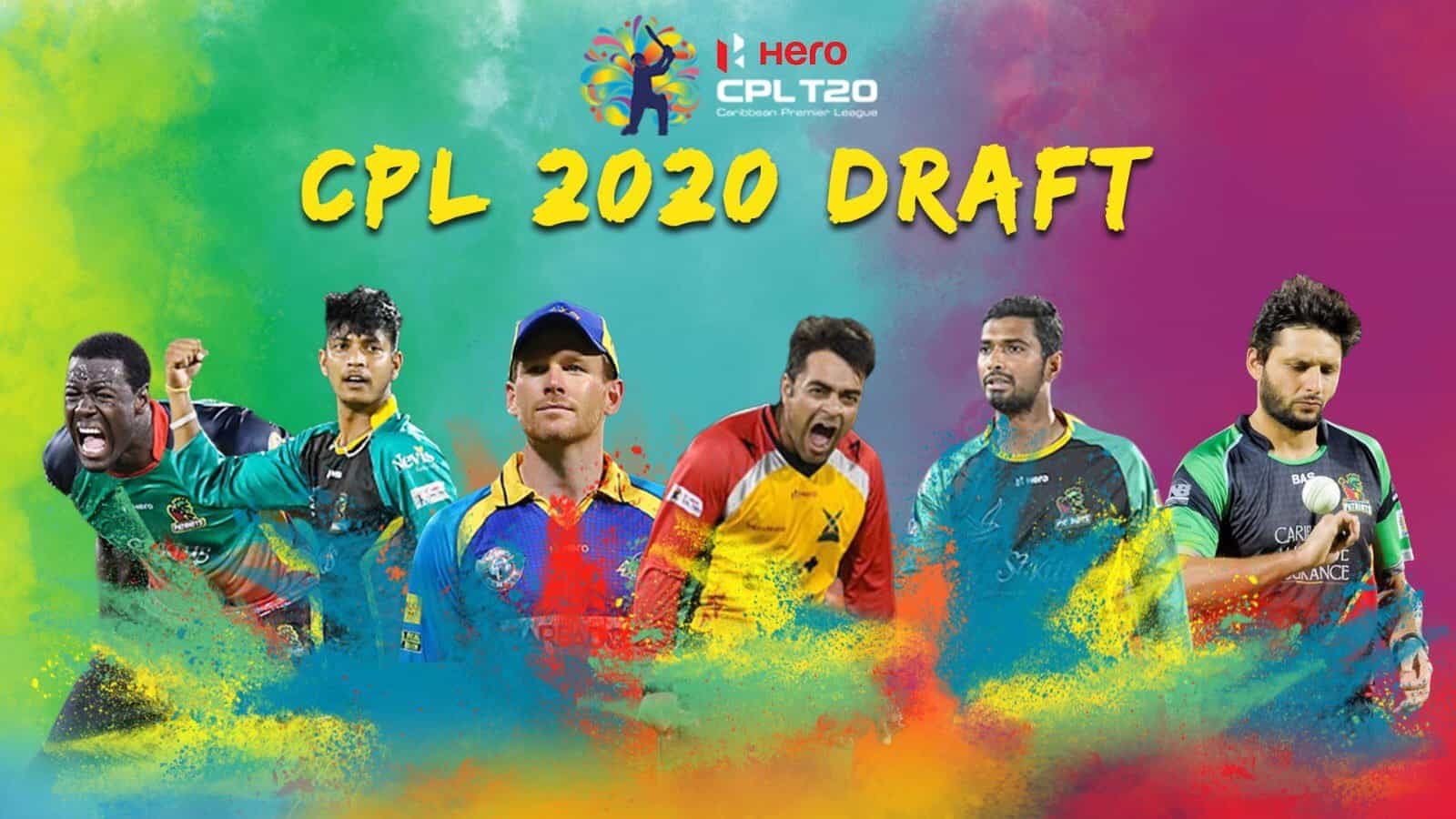 Caribbean Premier League 2020 Draft: All You Need to know about the New Players and Full Squad