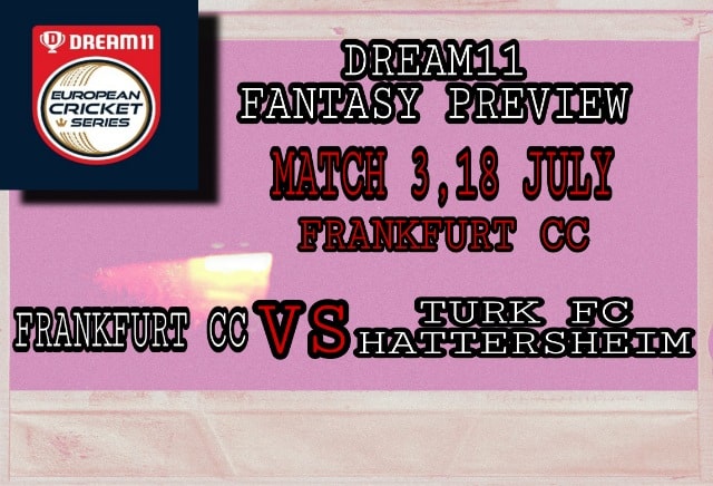 FCC vs TUH | Match 3,ECS T10 Frankfurt | Dream11 Today Match Prediction and Players Records