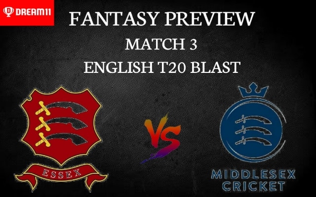 ESS vs MID | Match 3 English T20 Blast 2020 | Dream11 Today Match Prediction and Players Records