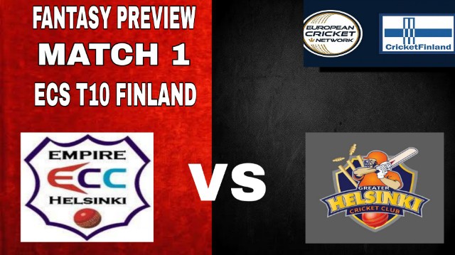 EB vs GHM | 1st Match, ECS T10 Finland | Dream11 Today Match Prediction and Players Records