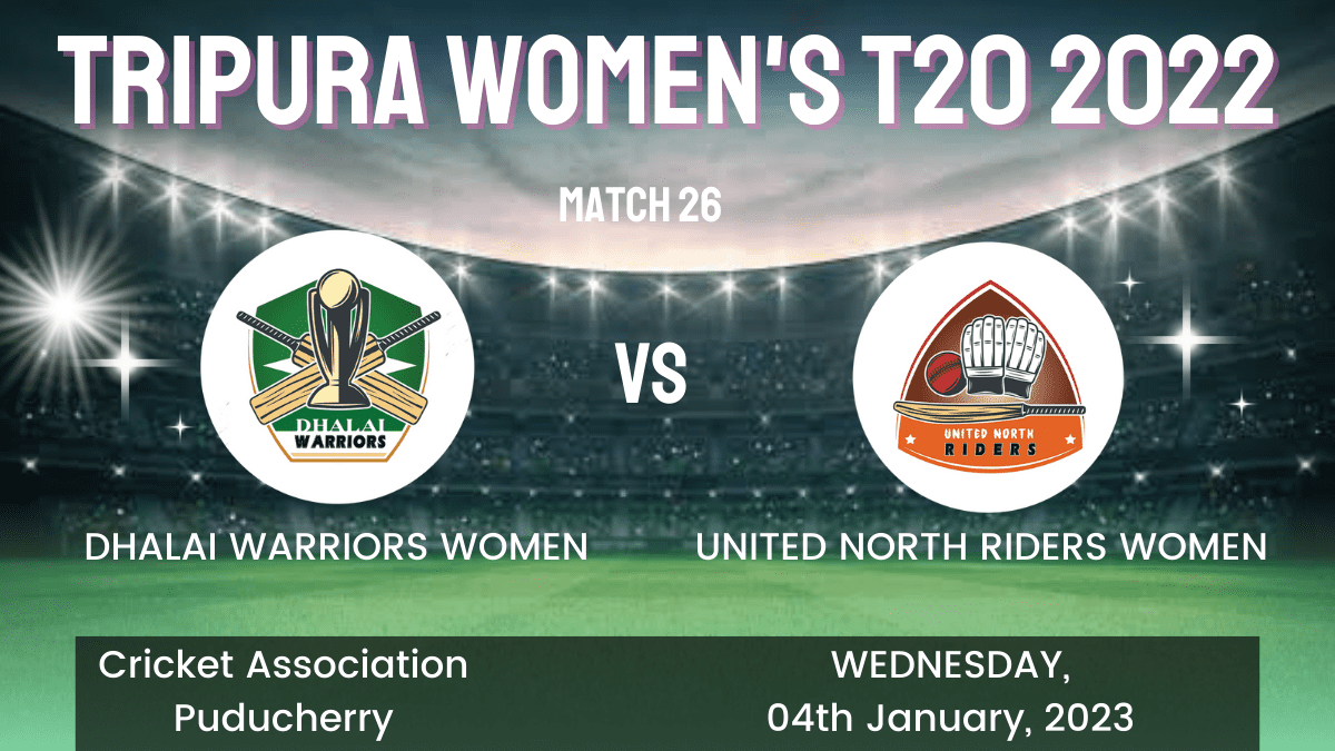 DWR-W vs UNR-W Dream11 Prediction, Players Stats, Record, Dream11 Team, Playing 11 and Pitch Report — Match 26, Tripura Women's T20 2022