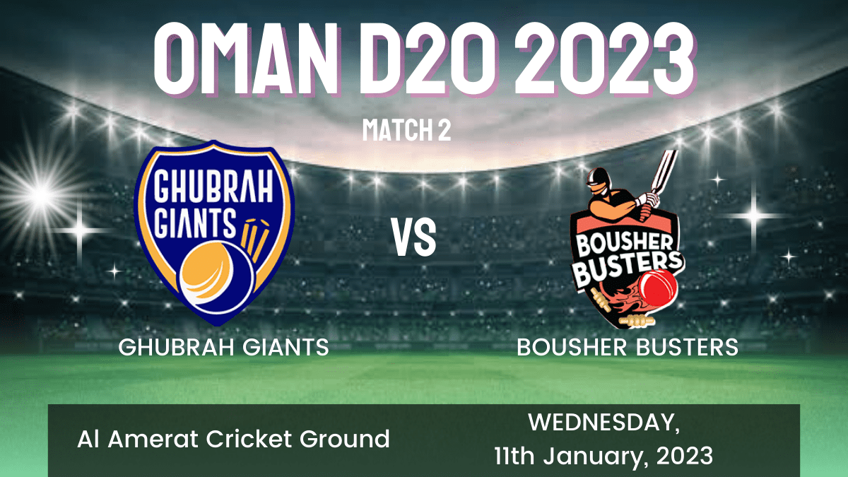 GGI vs BOB Dream11 Prediction, Players Stats, Record, Fantasy Team, Playing 11 and Pitch Report — Match 2, Oman D20 League, 2023