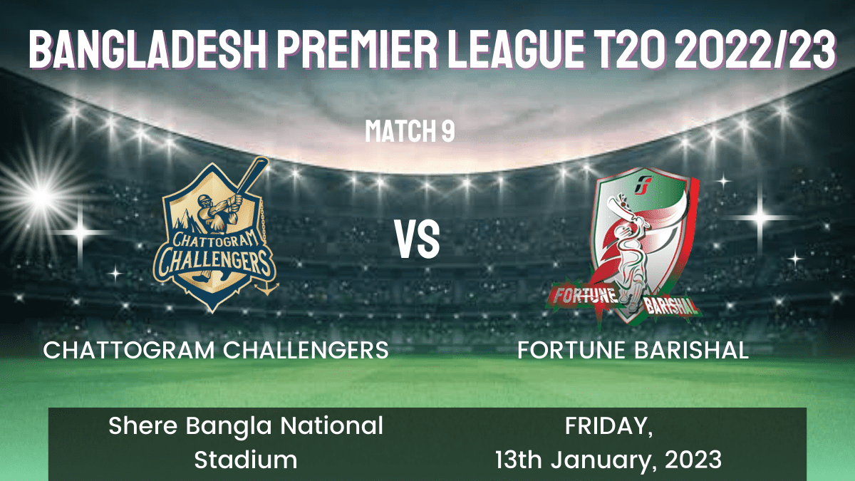 CCH vs FBA Dream11 Prediction, Head To Head, Players Stats, Fantasy Team, Playing 11 and Pitch Report — Match 9, Bangladesh Premier League T20 2023