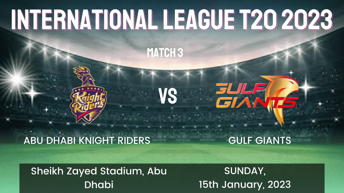 ABD vs GUL Dream11 Prediction, Head To Head, Players Stats, Record, Fantasy Team, Playing 11 and Pitch Report — Match 3, International League T20 2023