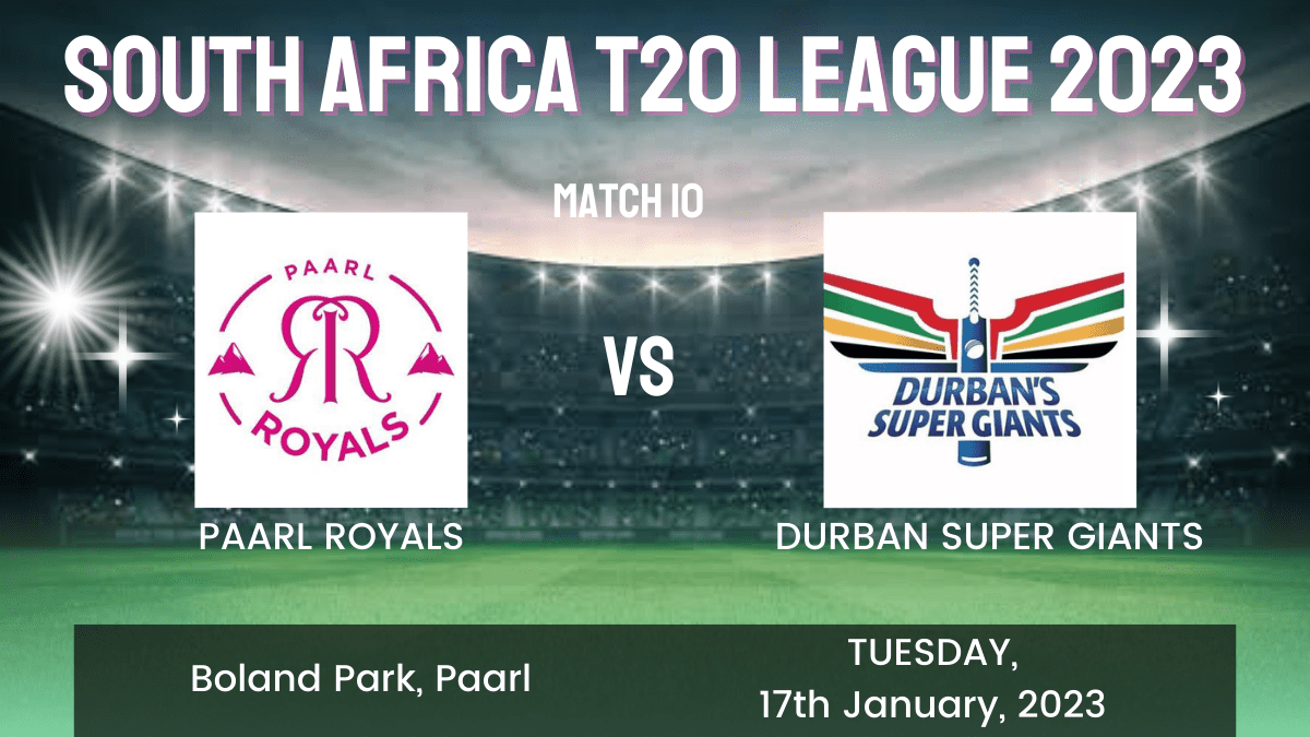 PRL vs DUR Dream11 Prediction, Head To Head, Players Stats, Fantasy Team, Playing 11 and Pitch Report — Match 10, SA T20 League 2023