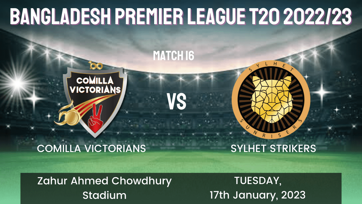 COV vs SYL Dream11 Prediction, Head To Head, Players Stats, Fantasy Team, Playing 11 and Pitch Report — Match 16, Bangladesh Premier League T20 2023