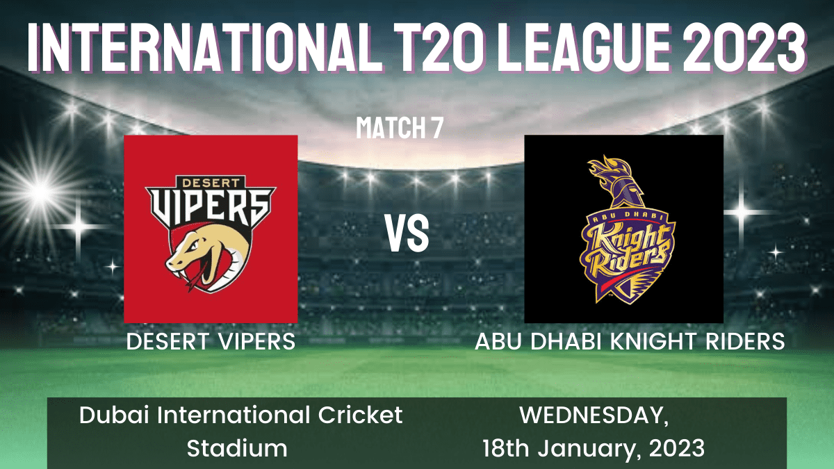 VIP vs ABD Dream11 Prediction, Head To Head, Players Stats, Record, Fantasy Team, Playing 11 and Pitch Report — Match 7, International League T20 2023