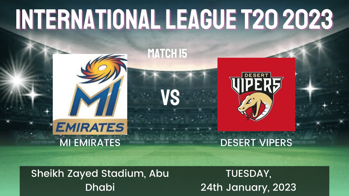EMI vs VIP Dream11 Prediction, Players Stats, Record, Fantasy Team, Playing 11 and Pitch Report — Match 15, International League T20, 2023