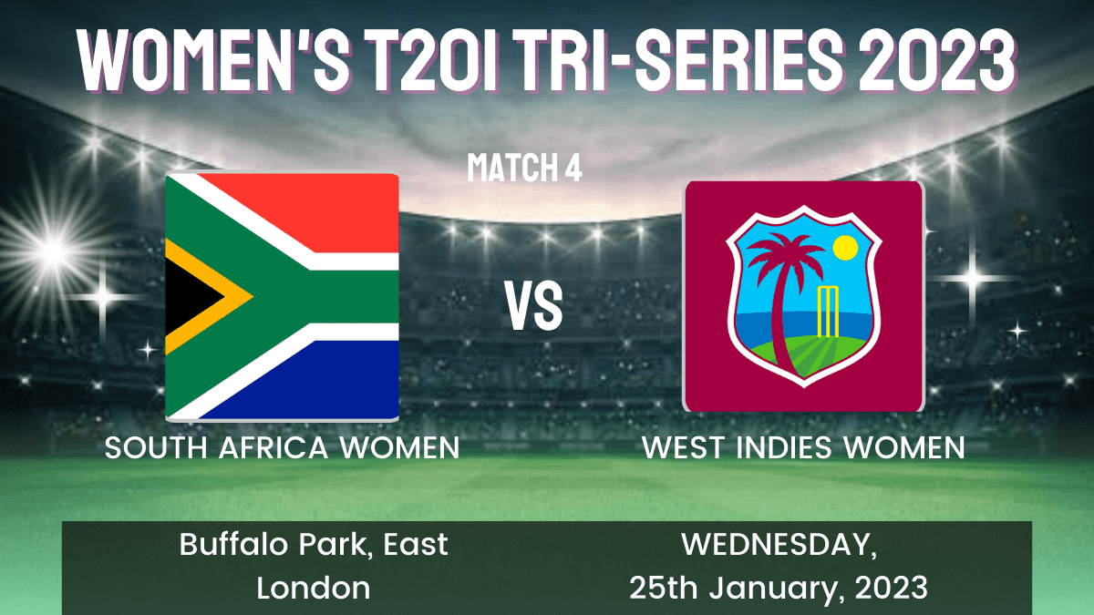 SA-W vs WI-W Dream11 Prediction, Head To Head, Players Stats, Fantasy Team, Playing 11 and Pitch Report — Match 4, Women’s T20I Tri Series, South Africa, 2023