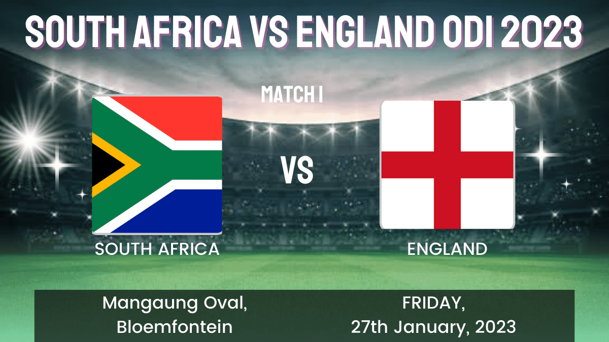 SA vs ENG Dream11 Prediction, Head To Head, Players Stats, Fantasy Team, Playing 11 and Pitch Report — 1st ODI, England tour of South Africa 2023