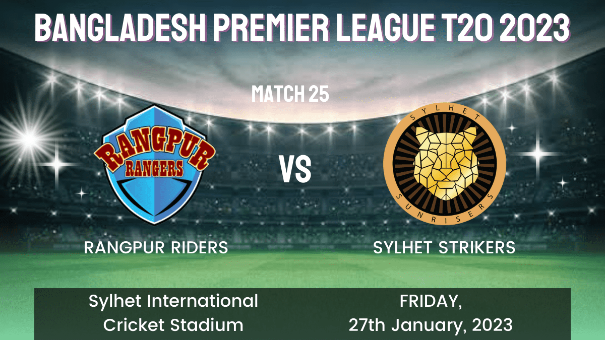 RAN vs SYL Dream11 Prediction, Head To Head, Players Stats, Fantasy Team, Playing 11 and Pitch Report — Match 25, Bangladesh Premier League T20 2023