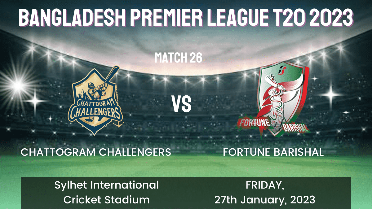CCH vs FBA Dream11 Prediction, Head To Head, Players Stats, Fantasy Team, Playing 11 and Pitch Report — Match 26, Bangladesh Premier League T20, 2023