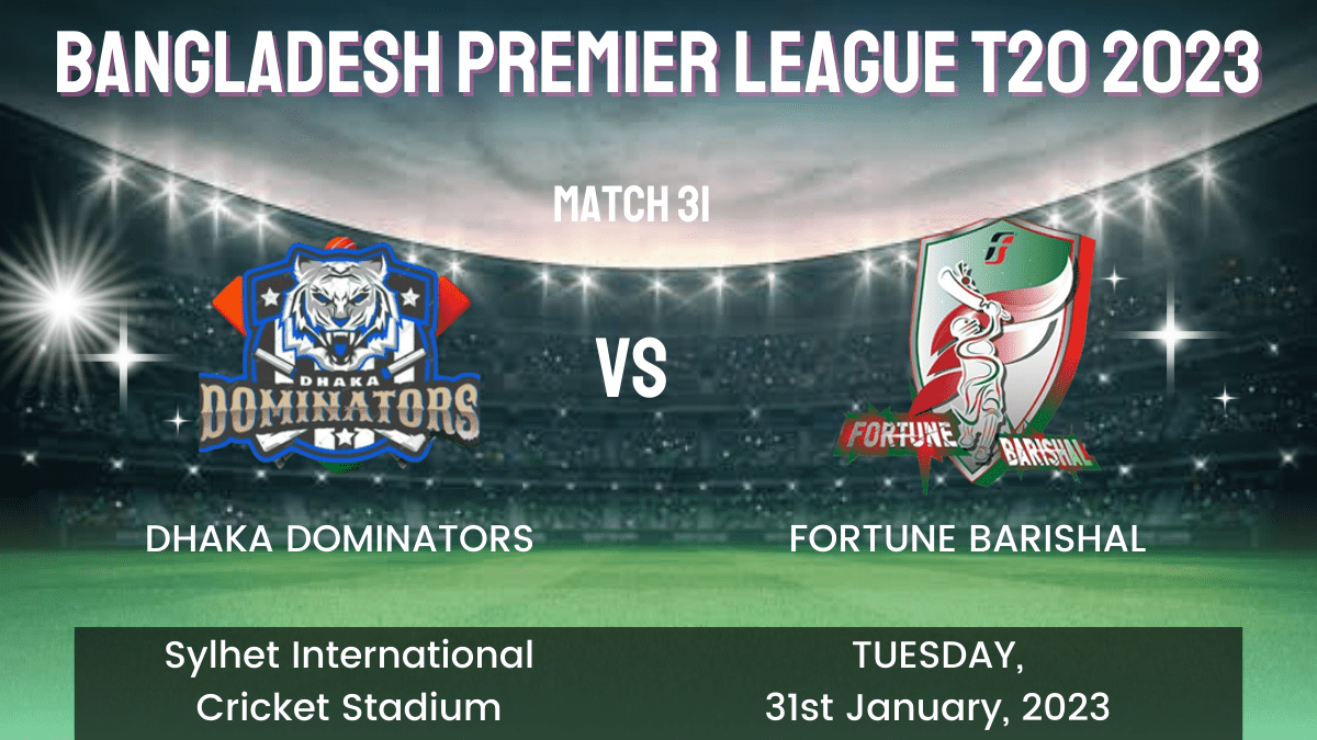 DD vs FBA Dream11 Prediction, Head To Head, Players Stats, Fantasy Team, Playing 11 and Pitch Report — Match 31, Bangladesh Premier League T20 2023