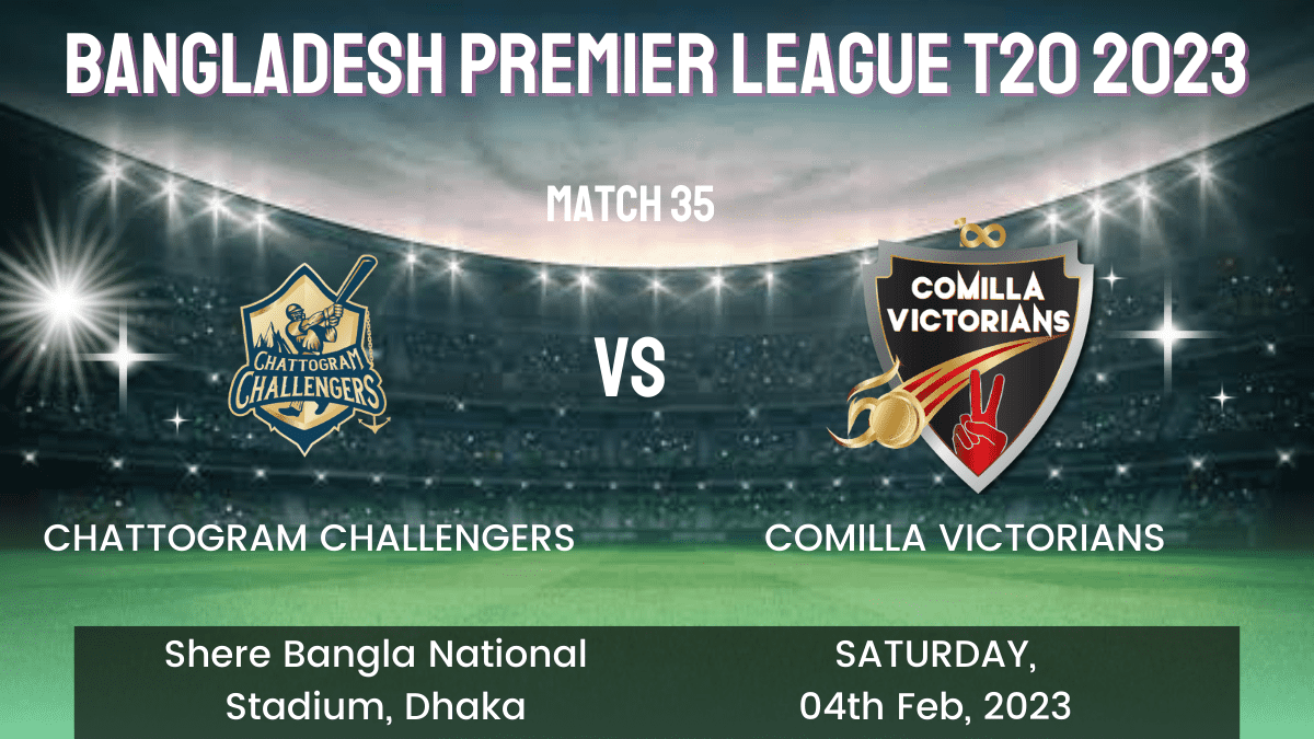 CCH vs COV Dream11 Prediction, Head To Head, Players Stats, Fantasy Team, Playing 11 and Pitch Report — Match 35, Bangladesh Premier League T20 2023