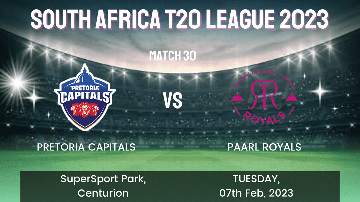 PRE vs PRL Dream11 Prediction, Head To Head, Players Stats, Fantasy Team, Playing 11 and Pitch Report — Match 30, SA T20 League 2023