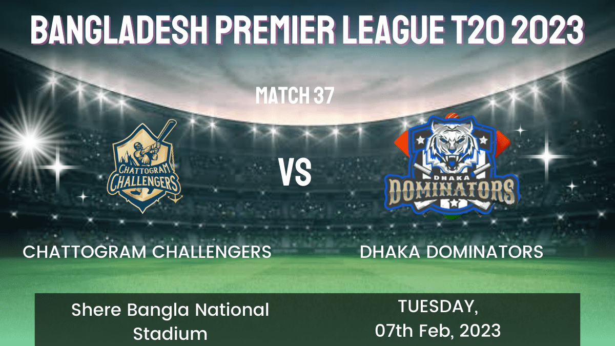 CCH vs DD Dream11 Prediction, Head To Head, Players Stats, Fantasy Team, Playing 11 and Pitch Report — Match 37, Bangladesh Premier League T20 2023 