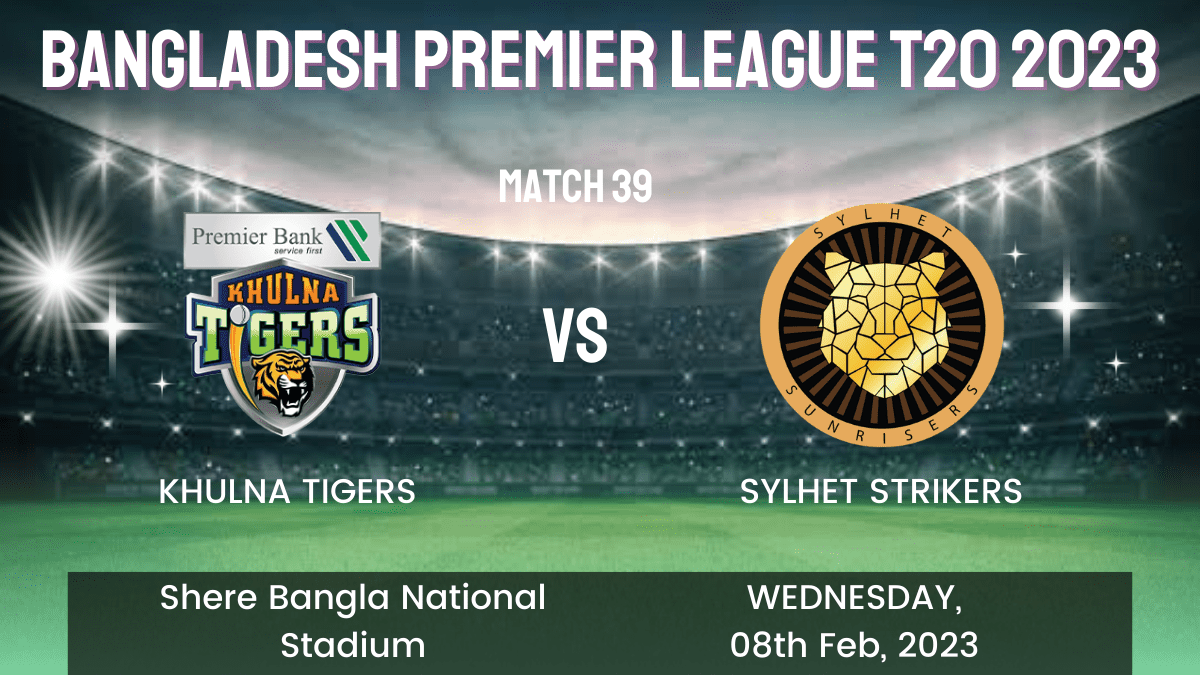 KHT vs SYL Dream11 Prediction, Head To Head, Players Stats, Fantasy Team, Playing 11 and Pitch Report — Match 39, Bangladesh Premier League T20 2023 