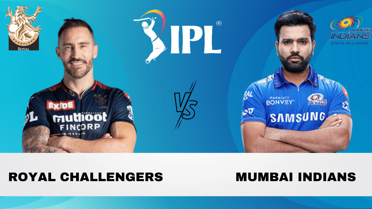 RCB vs MI Dream11 Prediction, Head To Head, Players Stats, Fantasy Team, Playing 11 and Pitch Report — Match 5, TATA IPL T20, 2023
