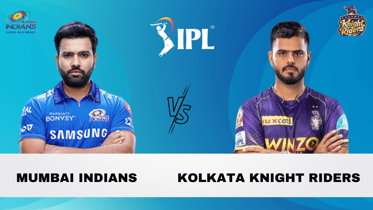 MI vs KKR Dream11 Prediction, Head To Head, Players Stats, Fantasy Team, Playing 11 and Pitch Report — Match 22, TATA IPL T20, 2023
