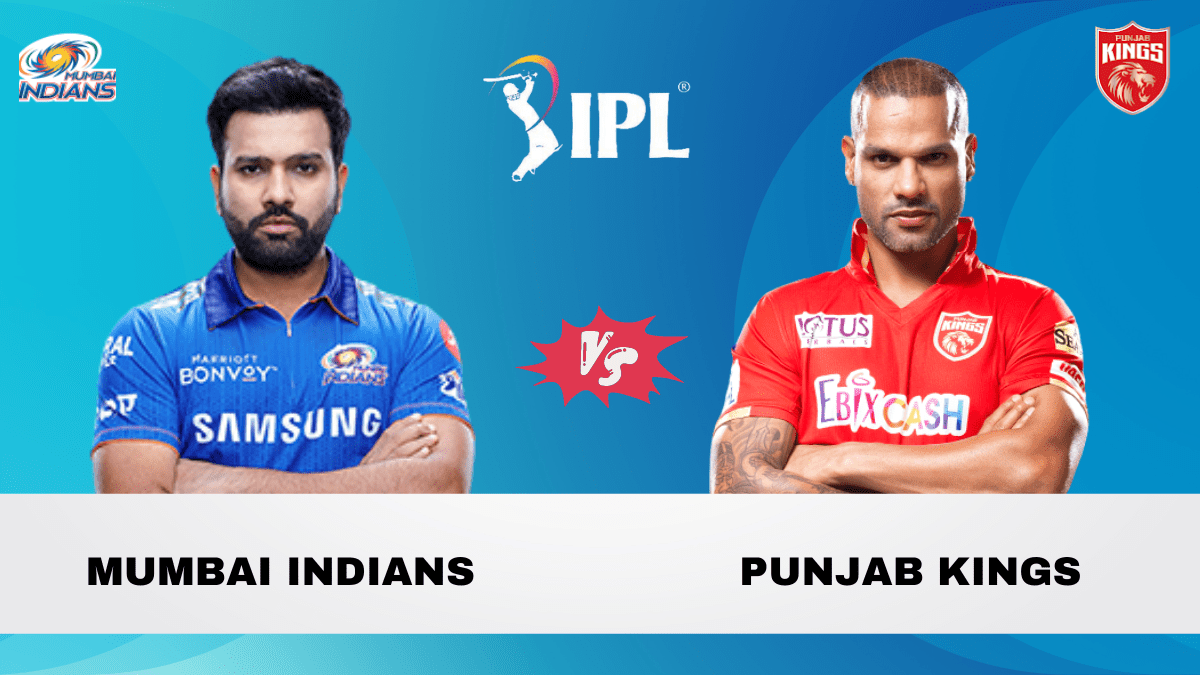 MI vs PBKS Dream11 Prediction, Head To Head, Players Stats, Fantasy Team, Playing 11 and Pitch Report — Match 31, TATA IPL T20, 2023