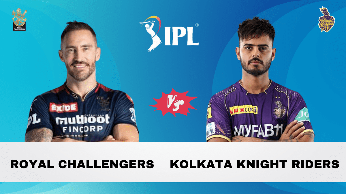 RCB vs KKR Dream11 Prediction, Head To Head, Players Stats, Fantasy Team, Playing 11 and Pitch Report — Match 36, TATA IPL T20, 2023