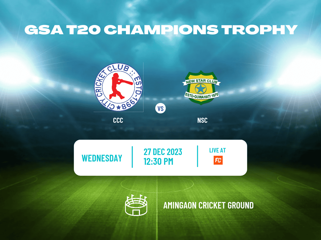 CCC vs NSC Dream11 Prediction, Players Stats, Record, Fantasy Team, Playing 11 and Pitch Report — Match 6, GSA T20 Champions Trophy 2023-24