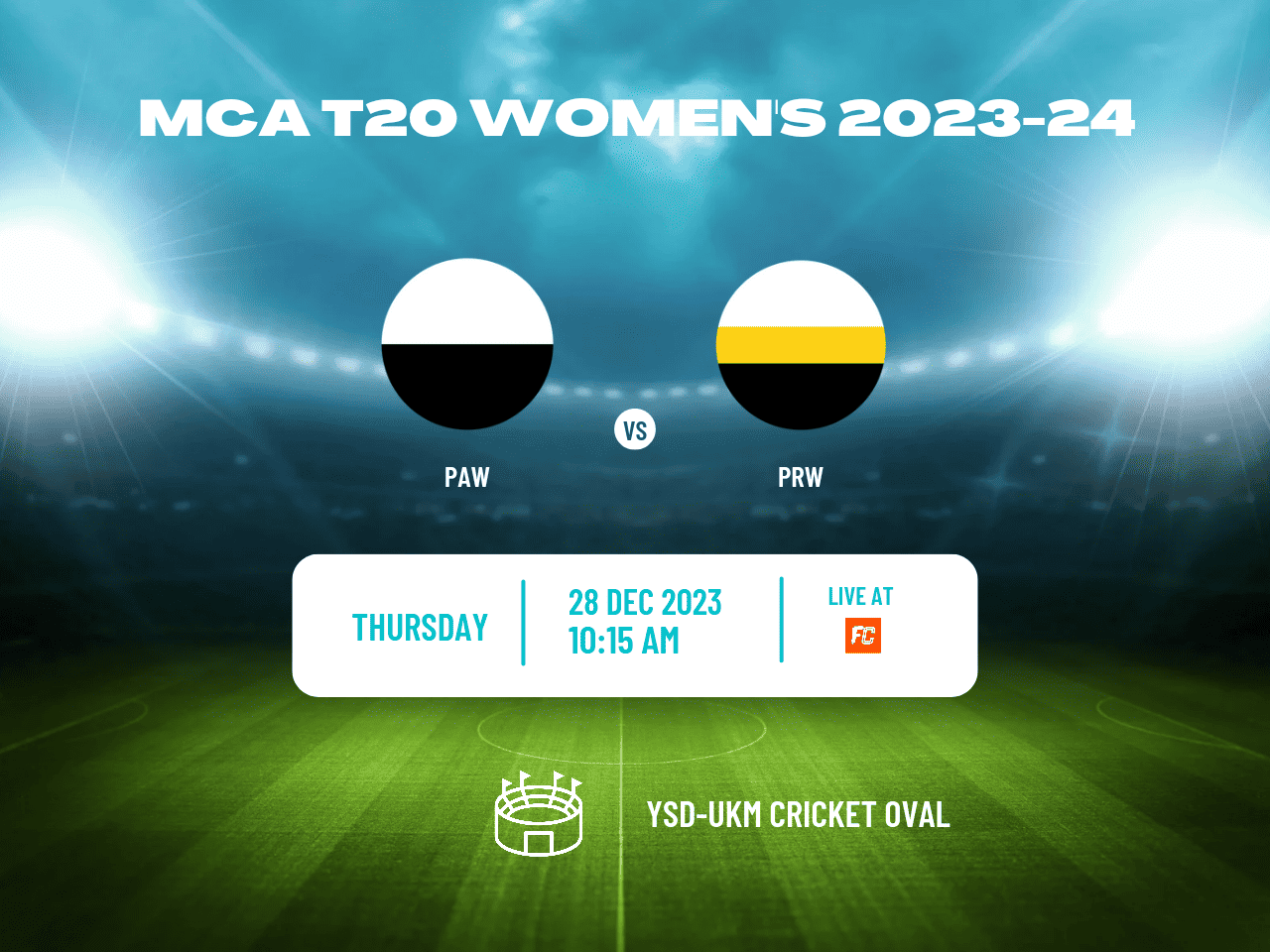 PAW vs PRW Dream11 Prediction, Players Stats, Record, Fantasy Team, Playing 11 and Pitch Report — Match 3, MCA Women’s T20 2023-24