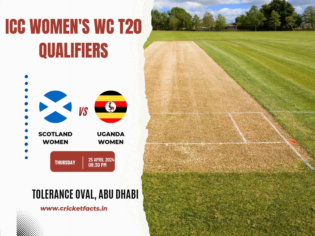 SCO-W vs UG-W Dream11 Prediction, Fantasy Preview and Playing 11 for match Number 3 of Women’s T20 WC Qualifier 2024