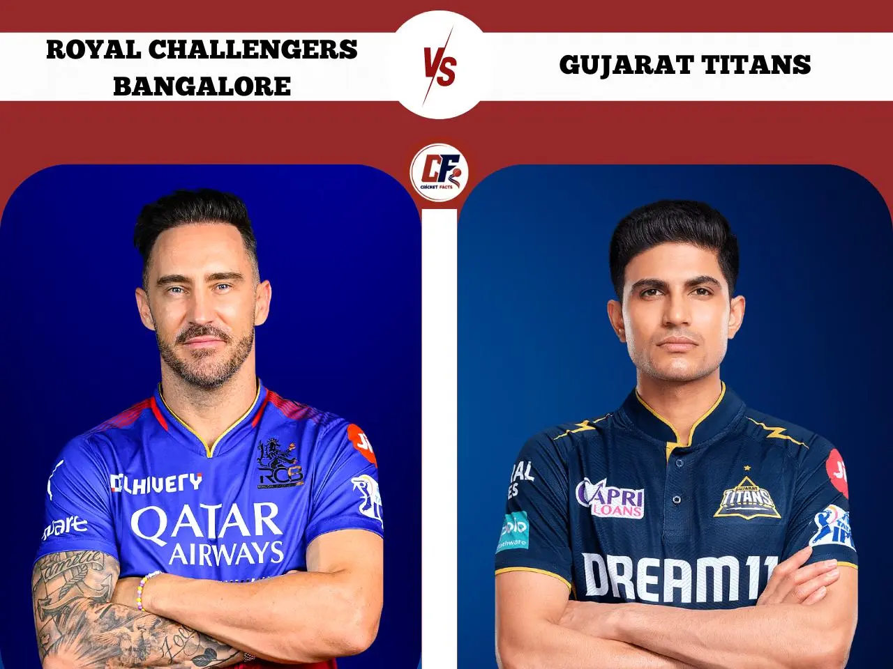 GT vs RCB Dream11 Prediction, Fantasy Preview, H2H and Playing 11 For Match Number 45 of IPL 2024