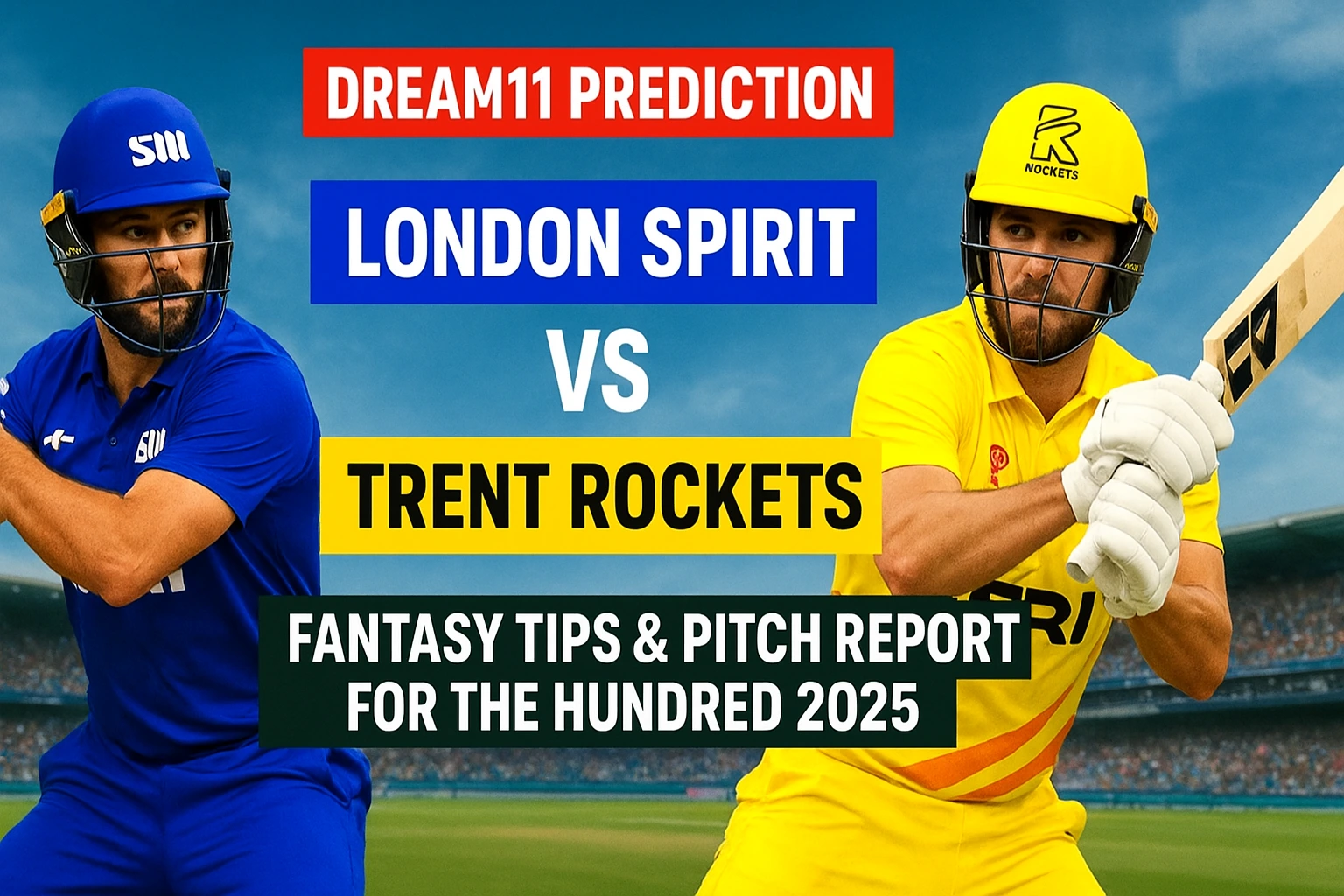 London Spirit vs Trent Rockets Dream11 Prediction